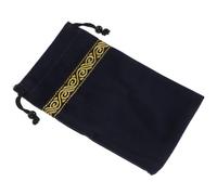 Artibetter Bolsa de Terciopelo para Cartas del Tarot Cordón Resistente, Dimensiones 6.9X4.3 Pulgadas, Adecuado para Almacenamiento y Transporte Seguro de Barajas Pequeñas