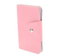 ARTIBETTER Bolsa para Placas de Estampación de Uñas Rosa, 20 Ranuras para Almacenamiento, Diseño Compacto y Práctico para Guardar Plantillas y Tarjetas de Manicura, Adecuado para Uso