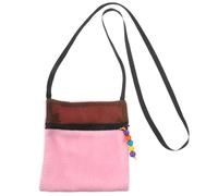 Artibetter Bolsa Portátil para Hámster y Pequeños Roedores, Transportín Transpirable de Algodón Rosa Claro, Saco de Dormir Cómodo para Viaje y Excursión de Mascotas Pequeñas