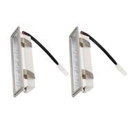 Artibetter Bombilla Campana Extractora LED de Alta Luminosidad, Luz Clara para Cocina Aleación de Aluminio y Vidrio, Pack de 2 para Iluminación bajo Mueble