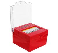 ARTIBETTER Botón de Alarma de Emergencia contra Incendios Manual Reiniciable Rojo Interruptor Pulsador de Llamada de Fuego Alarma Manual de Seguridad para Evacuación Rápida en Entornos