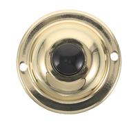 Artibetter Botón Montado en Pared Vintage para Puerta de Hierro Dorado de Timbre Reemplazo de Timbre Estilo Retro para Puertas Delanteras y Hogar