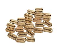 Artibetter Botones de Madera Ovalados de 2 Agujeros para Costura y Manualidades, Paquete de 200 Piezas, Ideales para Ropa, Sombreros y Muñecas Hechas a Mano