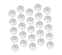 Artibetter Botones Decorativos Transparentes de Resina 100 Unidades Blancas Botones Pequeños para Ropa Suéteres Camisas y Manualidades DIY Accesorios para Reemplazo de Abrigo