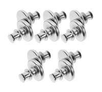 Artibetter Botones Magnéticos para Cortinas 5 Pares (17mm) Sujeción Fuerte, Correas Magnéticas Desmontables para Soporte y Amarre de Cortinas en Hogar, Oficina y Dormitorio