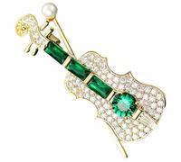 Artibetter Broche para Mujer en Aleación Diseño de Violín, Accesorio Elegante y Atemporal para Ocasiones Obsequios y Obsequio Significativo