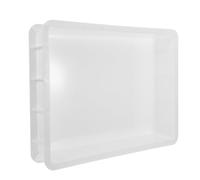 Artibetter Caja de Fermentación para Masa de Pizza Apilable de Plástico Contenedor Comercial sin Tapa 30X40X75 CM Bandeja para Fermentar Masa Almacenamiento para Cocina y Panadería