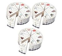 ARTIBETTER Caja de Papel Triangular para Regalos de Fiesta Forma de Pastel, 30 Unidades, Embalaje Decorativo para Dulces, Adecuado para Ramadán, Eid Mubarak y Celebraciones en Oriente Medio