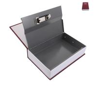 Artibetter Caja Fuerte Acero Inoxidable y Protección por Contraseña con Apariencia de Libro Realista, con Cerradura de Combinación y Papel Seguro y Discreto Adecuado para Oficina o Hogar