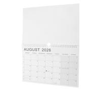 ARTIBETTER Calendario de Pared Meses con Doble Anilla Planificador Académico Grande con Festivos Internacionales Bloque de Notas y Gancho para Oficina Escuela y Hogar