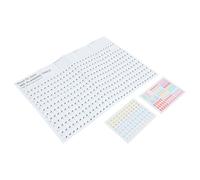 Artibetter Calendario de Planificación Diaria, Hoja de Plan Diario, Calendario Anual de Papel, Papel, para Colgar Pared, Escuela y Oficina