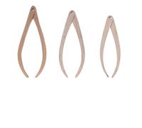 Artibetter Calibradores de Madera Set de 3 Piezas para Cerámica y Arcilla, Herramienta de Medición Fácil de Usar para Manualidades y Cerámica