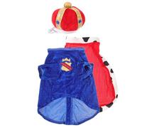 Artibetter Capa para Perro Sombrero Azul, Disfraz Adorable para Fotos y Uso Diario, Material de Tela sin Olor Extraño, Set de 1 Pieza para Mascotas Pequeñas