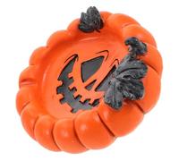 Artibetter Cenicero de Calabaza Naranja de Resina para Interior y Oficina, Decorativo y Práctico Forma de Cabeza de Calabaza para Ambiente Festivo de Halloween