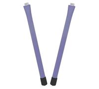 Artibetter Cepillo de Baqueta Telescópico de Alambre Acero Púrpura para | Juego para Práctica Inicial, Efecto de Retorno por Resorte, Mango Cómodo de Goma, para Bandas Juveniles