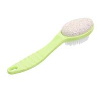 ARTIBETTER Cepillo para Pies de Piedra Pómez Natural de Doble Cara para Eliminar Callos y Exfoliar Piel Muerta, Herramienta de Pedicura Verde para Cuidado de Pies Secos y Húmedos
