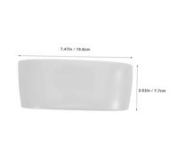 ARTIBETTER Ceramic Urinal Tank Cover Replacement Durable Polished Toilet Lid For Commercial And Public Restrooms Easy Installation Smooth Finish For Offices And Schools