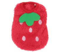 Artibetter Chaleco para Conejillos de Indias Rojo de Coral Fleece Ligero y Cómodo Capucha, Diseño Adorable para Mascotas Pequeñas en Climas Fríos