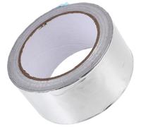 Artibetter Cinta Adhesiva de Papel de Aluminio Adhesivo Conductor Simple, Color Plata, Resistente al Agua, para Aislamiento en Calefacción por Suelo Radiante