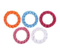 Artibetter Cinta Adhesiva Decorativa de Encaje de Tela, 5 Piezas, Adhesiva y Pegajosa para Manualidades, Adecuado para Tarjetas y Planificadores