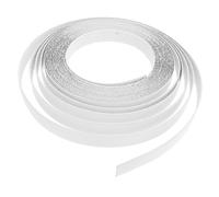 Artibetter Cinta Autoadhesiva para Bordes de Muebles de Pvc Blanco, Banda Flexible y Cortable de 10m para Protección y Acabado sin Pintura