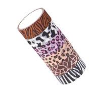 Artibetter Cintas Adhesivas Washi Estampado de Leopardo y Tigre, 6 Rollos para Manualidades y Envoltorios, Papel Resistente y Fácil de Quitar sin Residuo