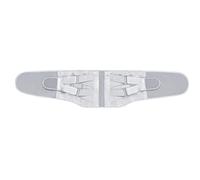 Artibetter Cinturón de Soporte Lumbar Abrazadera Lumbosacra Espalda Placa de Acero Correa de Respaldo para Hernia de Disco Ciática Escolios Gris L