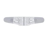 Artibetter Cinturón de Soporte Lumbar Abrazadera Lumbosacra Espalda Placa de Acero Correa de Respaldo para Hernia de Disco Ciática Escolios Gris M