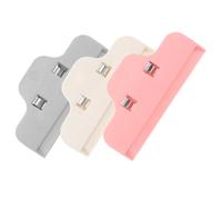 Artibetter Clips de Fijación para Dibujo de Gemas 3 Piezas, Clips de Borde de Imagen de Diamante de Resina en Colores Rosa, Gris y Beige, Accesorios para Manualidades y Pintura Artesanal