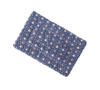 Artibetter Colchoneta Cálida para Mascotas Gruesa 61X41 CM Cojín de Descanso para Perros y Gatos Manta de Invierno Azul Diseño de Estrellas Cama Confortable para Otoño E Invierno