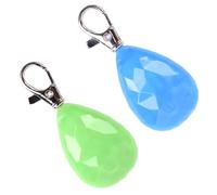 Artibetter Colgante de Luz LED Recargable para Perros, Colgante Seguro para Mascota, 2 Piezas (Azul y Verde) para Caminatas Nocturnas y Seguridad Animal