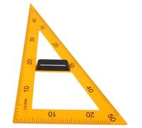 Artibetter Colocar Triángulo magnético Regla de triángulos de enseñanza Regla de enseñanza Dibujo de triangulos Suministros Escolares Reglas de Dibujo de geometría el plastico