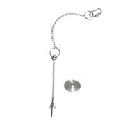 ARTIBETTER Comedero Colgante para con Soporte de Acero Inoxidable Porta Frutas y Verduras con Cadena Juguete Interactivo para Aves y Pollos Fácil de Montar y Usar