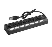 Artibetter Concentrador Multicargador USB Adaptador De Encendido Apagado Fácil De Usar