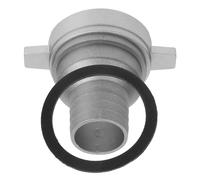 Artibetter Conector de Tubería de Aluminio para Motobomba de Gasolina, Accesorio Resistente y Compatible, Adecuado para Riego Agrícola y Uso en Exteriores