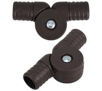 Artibetter Conector de Tubo para Sillón Reclinable, Plástico PP, Unión | Repuesto para Sillas de Playa y Tubular, Cierre Seguro, Evita Colapso, Uso Exterior, para Reparadores DIY
