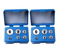 Artibetter Conjunto de Peso de Calibración de 2 Piezas Peso Digital Calibración Peso Calibración Calibración Kit Balance de Peso Conjunto de Peso 5G- 100G Gramos Pesos