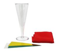 Artibetter Copa de Vino Que Cambia de Color para Obsequio y Fiesta, Vaso de Plástico Liviano y Superficie Suave, Accesorio Seguro para Trucos y Juegos al Aire Libre