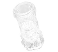 Artibetter Copa Tiki de Vidrio Diseño Único y Elegante Capacidad de 450ml para Cócteles Detalles Delicados y Personalidad Distintiva Adecuado para Fiestas y Eventos