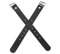 Artibetter Correa para Cesta de Bicicleta de Cuero Negro, Cinturón Ajustable y Cómodo para Decoración Verano, Fácil de Instalar y Resistente para Scooter y Caja de Almacenamiento