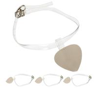 Artibetter Correas Transparentes para Tacones Altos de Mujer, 2 Pares (4 Unidades), Banda de Talón Antideslizante Ajustable, Fijación Cómoda para Uso Diario y Prevención de Ampollas