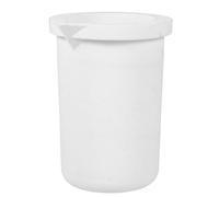 Artibetter Crisol de Cuarzo de Alta Pureza para Metales Preciosos y Aleaciones, Cerámica de Color Claro, 2 Kg, Resistente a Ácidos y Buen Aislamiento para Fundición de Joyería