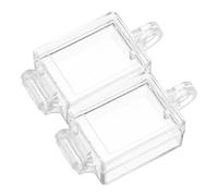 Artibetter Cubierta del Botón Adecuado para Entornos Profesionales y Barcos Protector Transparente Que Activación Accidental Pack de 2 Unidades para Interruptor Tipo Barco de Abs