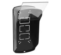 ARTIBETTER Cubierta para Timbre de Puerta Tapa Abatible Transparente, Protector Resistente Lluvia y Rayos Uv, Tamaño 22.6x10.2 Cm para Control de Acceso Electrónico Exterior