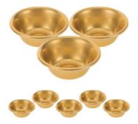 Artibetter Cuenco Budista de Cobre para Ofrendas Diseño Elegante y Ahorro de Espacio, 8 Piezas para Ceremonias en Templos Grandes y Altares Budistas en Casa