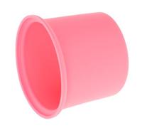 Artibetter Cuenco de Silicona para Cera de 200 Ml, Olla Pequeña Antiadherente para Calentador de Cera, Recipiente Reutilizable Rosa para Depilación Profesional y Uso Doméstico