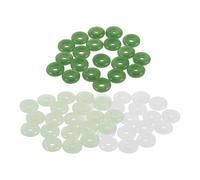 Artibetter Cuentas Sueltas Ideales para Manualidades y Bricolaje para 60 Piezas de Vidrio Esmalte de Colores Superficie Lisa y Resistente al Desgaste para Hacer Pulseras y Collares