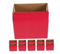 ARTIBETTER De 12 Piezas de fiesta dinero envase para pequeñas de favor a granel de favores de boda Papel rojo