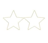 Artibetter de Aros de Macramé de Atrapasueños 2 Piezas Marco de Hierro Dorado en Forma de para Proyectos de y Manualidades