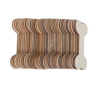 Artibetter de Formas de Madera Madera Fácil de Teñir 40 Piezas para Manualidades en Forma de Hueso de Perro y Doble Cara para Proyectos DIY y Decoración de Fiestas